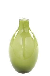 Fink Senza Vase,Glas,Grün Höhe 10  cm , Durchmesser 6,5  cm  115207