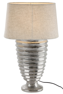 GILDE Alu Lampe Corteza (BxHxT) 20 x 42 x 13 cm E 27, 25W, Kabell&auml;nge 2 m   45457