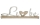Gilde Schriftzug "Liebe" auf Holzbase Base und Herz aus Mangoholz Länge 46,0 cm Breite 5,0 cm Höhe 14,0 cm 48781