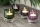 Fink DENA Vase,Glas,braun,schwarz,luster  Höhe 17cm, Ø 16cm 115015