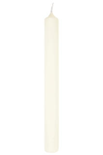 Fink Candle  getauchte Titankerze  Paraffin  creme  Höhe 40 cm  Durchmesser 4 cm 123514