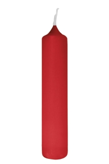 Fink CANDLE Titankerze,rot,getaucht  Höhe 20cm, Ø 4cm 123563
