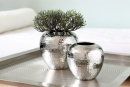 Fink LOSONE Vase,vernickelt,geh&auml;mm. H25cmD25cm 157014