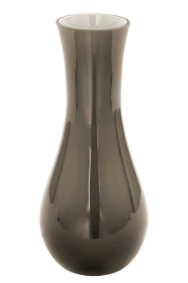 Fink Uno  Glasvase  Opalglas  grau  Höhe 15 cm  Durchmesser 6 8 cm 115155