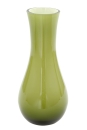 Fink Uno  Vase  Glas  außen grün  innen weiss...