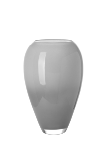 Fink MALANA Vase,grau,fading out H26cm, Ø 17cm 115099