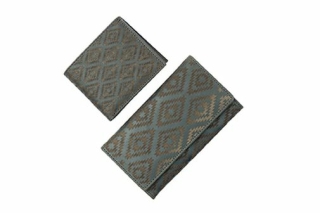 Gilde Leder Portemonnaie"Rhombus"  19x10 cm (leicht verfärbt, abverkauf)