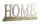 Gilde Schriftzug "Home" auf Holzbase silber, Mangoholz Länge 5,0 cm Breite 48,0 cm Höhe 22,0 cm 48194