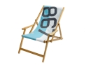 727 Sailbags Liegestuhl Deck Chair with Armrests -...