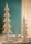 Gilde MDF Tannenbaum Holzdekor  Naturdesign, Rand mit Glitter L= 11 cm B= 11 cm H= 30cm  cm