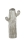 Gilde Kaktus antik silber wetterfest Länge 14,0 cm Breite 25,0 cm Höhe 48,0 cm 36355