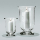Lambert Mallorca Windlicht klein Glas klar,  H 19 cm, D 15 cm, für Kerze: D 5 cm, L 12 cm 17814