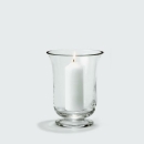 Lambert Mallorca Windlicht klein Glas klar,  H 19 cm, D 15 cm, für Kerze: D 5 cm, L 12 cm 17814