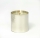 Lambert Noor Kerze in Gefäß vernickelt, H 10 cm, D 10 cm, Kerze weiß, Oberfläche strukturiert, Brenndauer ca. 26 h 39453