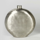 Lambert Botero Deko Gefäß/Vase Aluminium, vernickelt, matt gebürstet H 38 cm B 37 cm, T 11 cm 40107