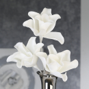 Casablanca Foam Flower Rumba weiss,m.3 Bl&uuml;ten L.43cm...