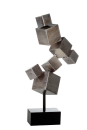 Casablanca Skulptur Cubes Metall,antik-silber  Höhe:...
