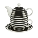 Goebel Stripes - Tea for One Black and White 27050651...
