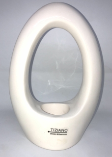 Tiziano Tealight Felino 25cm creme 710643