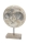 Gilde Standrelief "Ginkgo"  Mangoholz, Ginkgo-Blätter aus Aluminium  Länge 7,0 cm Breite 21,5 cm Höhe 33,0 cm 45714