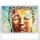 Casablanca Bild "Buddha" Leinwand . bunt hochglänzende Acrylbeschichtung Motiv: Buddhakopf - handgemalt - H= 90 cm B= 120 cm 52320