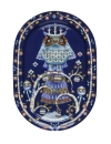 Iittala Taika Servierschale Oval - 41 cm - Blau