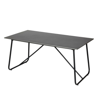 Lambert Amaya outdoor  Tisch grau/anthrazit, H 75 cm 180 x 85 cm Stahl pulverbeschichtet, Fiberstone matt 50307