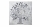 Gilde Gemälde "Lebensbaum" handgemalt mit Aluminium-Elementen L= 3,0 cm B= 90,0 cm H= 90,0 cm 38030
