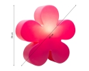 8 Seasons Shining Flower Ø 40 (Solar/Pink) 32402S