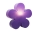 8Seasons Shining Flower Ø 40 cm (violett) 32406