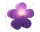 8 Seasons Shining Flower Ø 40 (Solar/Purple) 32406S