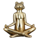 Casablanca Frosch "Yoga" Magnesia . goldfarben...
