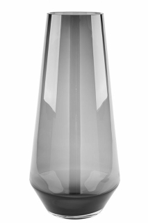 Fink LINEA Vase,Glas,grau  Höhe 36cm, Ø 17cm 115288
