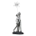 Casablanca Skulptur "Glücksmomente" Poly / Metall . grau  H= 25 cm 89275