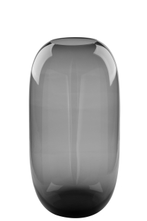 Fink BRASIL Vase,Glas,grau  Höhe 55cm, Ø 29cm 115454