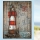 Gilde Bild "Leuchtturm" auf Holz Kunstobjekt "Gilde Gallery" Handarbeit H: 100 cm B: 75 cm Tiefe: 6 cm 38023