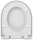 DIANA S100 Kompakt WC-Sitz mit Take off Edelstahlscharnier mit Softclose weiß