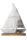 Gilde Schiff auf Base silberfarben Base aus Mangoholz H: 40 cm B: 32 cm T: 5cm 49757