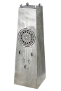 Gilde Schalenständer "Traumfänger" antik silber bestehend aus Ständer und Schale H: 95 cm Ø 46 cm 67431
