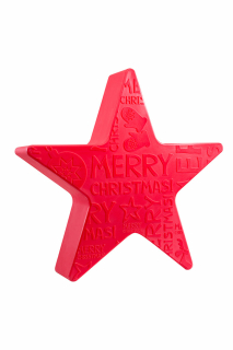 8 Seasons Shining Star Merry Christmas Ø 60 (Red) 32494W
