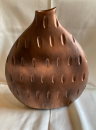 Gilde Kupferoptik oval Vase Höhe 38cm