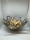 Gilde dekorative Schale silber H: 14cm D: 28cm