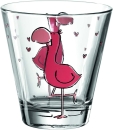 6 er Set von Leonardo Becher 215ml Flamingo Bambini 17904