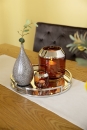 Fink SMILLA Vase,Teelichthhalter,Glas,braun  Höhe...