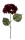 Fink HORTENSIE m. zwei Blättern,dunkel-rot  Höhe 48cm 183008