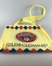 Gilde Clown Einkaufstasche gelb L:38cm