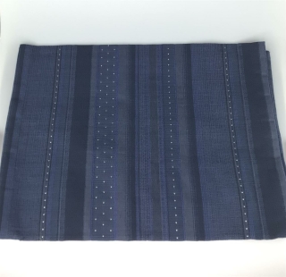 Tischdecke Vancouver Polyester Baumwolle blau 85x85