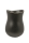 Fink OPERA Vase,Keramik,schw. m. Goldrand H.26cm,D.17cm