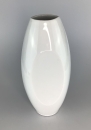 Königlich Tettau Vase Porzellan weiß 28,5x6x4cm