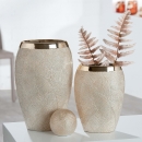Gilde Vase breit "Cascade" Keramik...